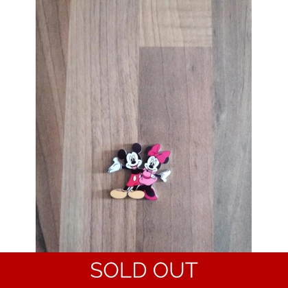 Disney Mickey Mouse & Minnie Mouse - Standing Together Single Pin Badge